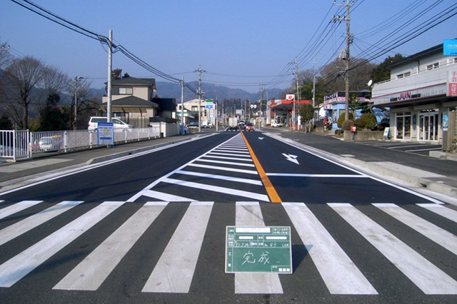 国道412号道路改良工事